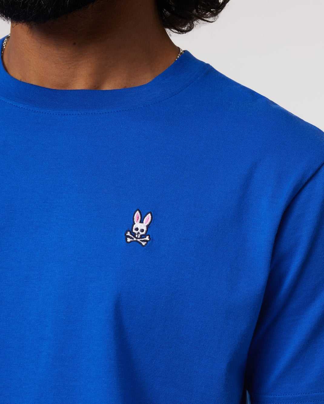 Tees Psycho Bunny Classic Crew Neck Tee Bleu Homme | ONI-42604747